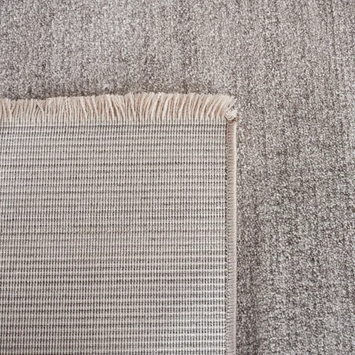 Vista 7 de SAFAVIEH Lasa Collection - Alfombra de área de 5.3 x 7.7 pies, color gris claro, diseño de flecos sólidos, no desprende pelusa y de fácil cuidado