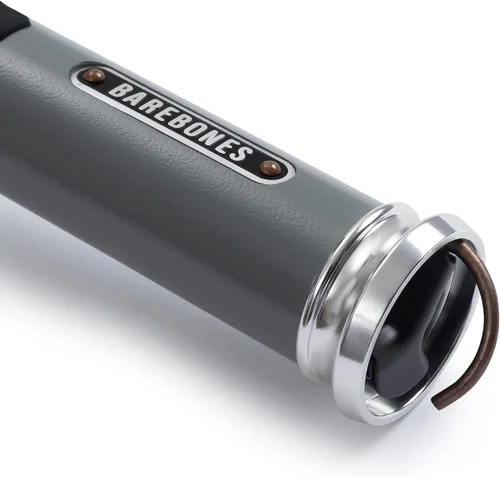 Vista 4 de Barebones Linterna vintage - Gris pizarra, linterna LED recargable por USB, 15 horas de tiempo de funcionamiento, 170 lúmenes, compacta y duradera