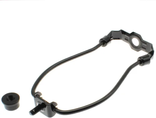 Vista 3 de Kit de soporte de arpa de pantalla de 6 pulgadas con marco de cuerno resistente con tapa de remate de lámpara sólida para lámparas de mesa y pie