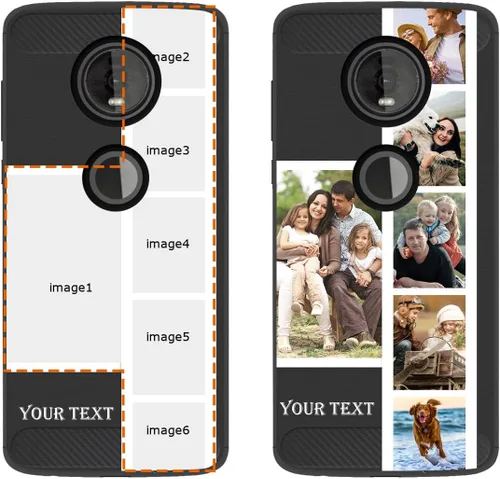 Vista 21 de Funda de teléfono con foto personalizada para Motorola Moto Z4, personaliza tu propia imagen, texto, imagen, imagen, a prueba de golpes, funda suave