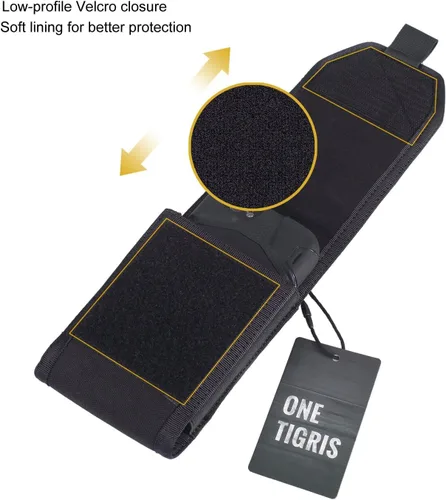 Vista 2 de OneTigris - Bolsillo grande para smartphone de 5.5 pulgadas con funda Otterbox o Survivor