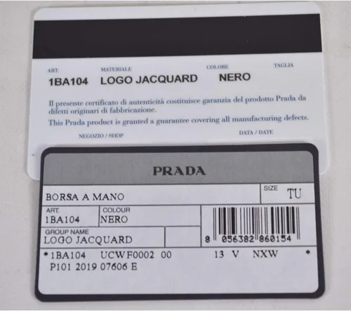 Vista 9 de Prada Bolso cruzado de lona negra jacquard con logotipo para mujer 1BA104, Negro