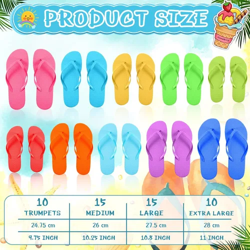 Vista 2 de Suhine 50 pares de sandalias antideslizantes a granel de verano casuales de verano surtidas sandalias de EVA con correa para mujeres, hombres