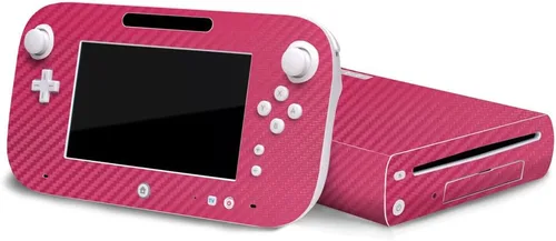 Vista 19 de 3D Carbon Fiber Black - Air Release Vinyl Decal Faceplate Mod Skin Kit by System Skins - Compatible with Nintendo Wii U Console