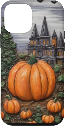 Vista 16 de iPhone 16 Vintage Floral Aesthetic Halloween Pumpkin Fall Autumn Case