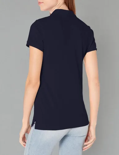 Vista 3 de Nautica Polo de algodón de manga corta con 5 botones para mujer