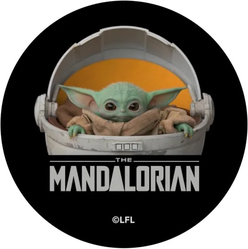 Vista 3 de Star Wars The Mandalorian The Child Flotante Pod PopSockets PopGrip: Agarre intercambiable para teléfonos y tabletas