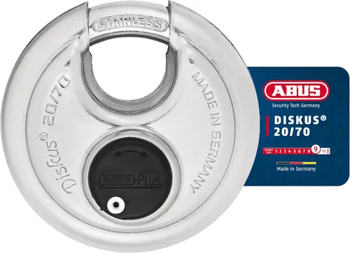 Vista 10 de Candado ABUS 20/70 KD B de acero inoxidable, alta y extrema seguridad, 20/70 KD B