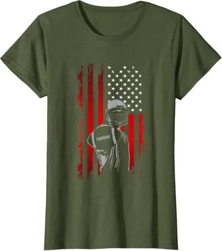 Vista 56 de Camiseta de fútbol americano, Negro