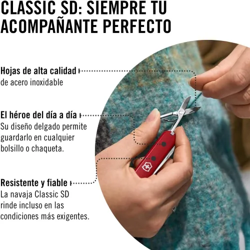 Vista 8 de Victorinox Navaja de bolsillo suiza clásica