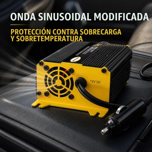Vista 7 de Go Power GP-225HD - Inversor de corriente de onda sinusoidal modificada