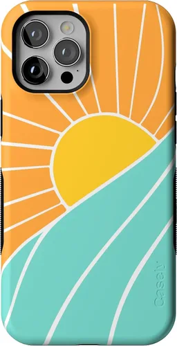 Vista 86 de Casely Funda para iPhone 12 Pro Max Always Vibing Retro Diseño protector audaz Diseño compatible con MagSafe