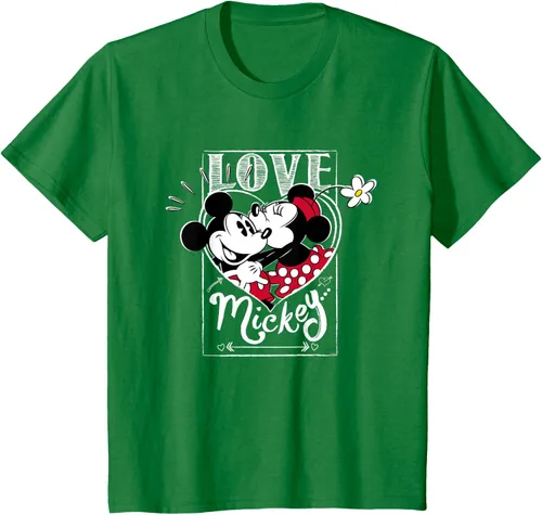 Vista 33 de Disney Mickey & Minnie Mouse Love Mickey - Camiseta para el día de San Valentín
