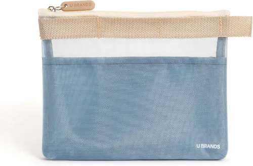 Vista 7 de U Brands - Bolsas de viaje organizadoras de electrónica, paquete de 2, rosa y verde Rosa y verde oliva