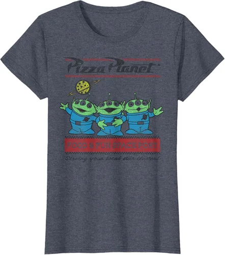 Vista 11 de Disney Pixar Toy Story Pizza Planet Aliens Camiseta