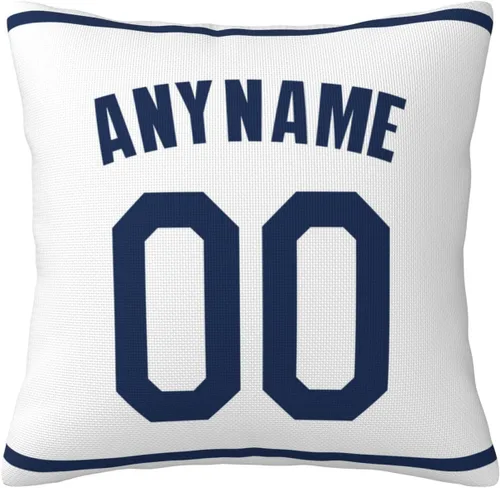 Vista 26 de Funda de almohada personalizada: Funda de almohada personalizada con cualquier nombre y número, regalo personalizado para fanáticos
