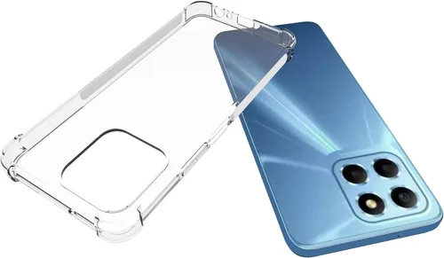 Vista 3 de USTIYA Funda para Honor X6 / X6s / Honor X8 5G Transparente TPU Cuatro Esquinas Funda Protectora Transparente Suave