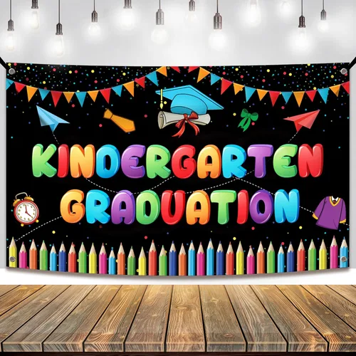 Vista 13 de KatchOn, XtraLarge We are So Proud of You Banner – 72 x 44 pulgadas Fondo de graduación negro y dorado 2026 para decoraciones de graduación 2026