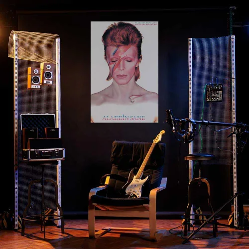 Vista 3 de David Bowie - Póster Aladdin Sane de 24 x 36 pulgadas