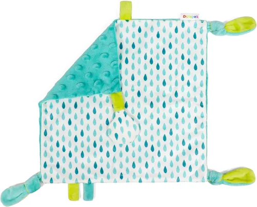 Vista 9 de Dr.Rapeti Manta de seguridad para bebé, bebé, niño pequeño, 10 x 10 pulgadas, juguete sensorial lavable, manta de apaciguamiento amoroso (dinosaurio)