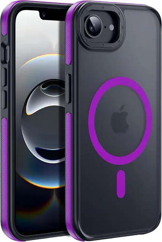 Vista 41 de Funda magnética para iPhone Air con protector de lente de cámara, protección grado militar de 10 pies, compatible con funda MagSafe Slim para iPhone