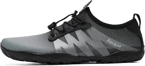 Vista 4 de Racqua Zapatos de agua para hombres y mujeres de secado rápido colores degradados descalzo acuático deportes natación surf playa zapatos