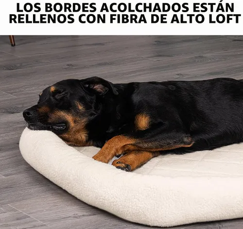 Vista 10 de Furhaven Cama para Perros para Perros Medianos/Pequeños y Gatos de Interior, 100% Lavable, Dimensionada para Adaptarse a Jaulas - Almohadilla