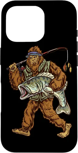 Vista 20 de Largemouth Bass Fishing Bigfoot Fisherman Case for iPhone 17