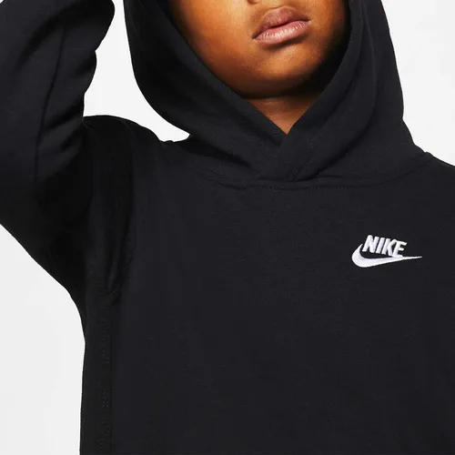 Vista 4 de Nike Sudadera con capucha para niña Sportswear Club Fleece Crop (niños pequeñosniños grandes)