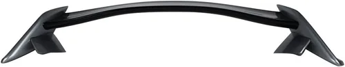 Vista 14 de IKON MOTORSPORTS, Alerón de maletero prepintado compatible con Honda Civic 4Dr Sedan 2016-2021, TR pintado #731513 Centro negro brillante y tapa