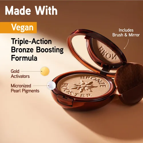 Vista 4 de Polvos bronceadores Bronce Booster de Physicians Formula, potenciadores del brillo de 0.3 onzas