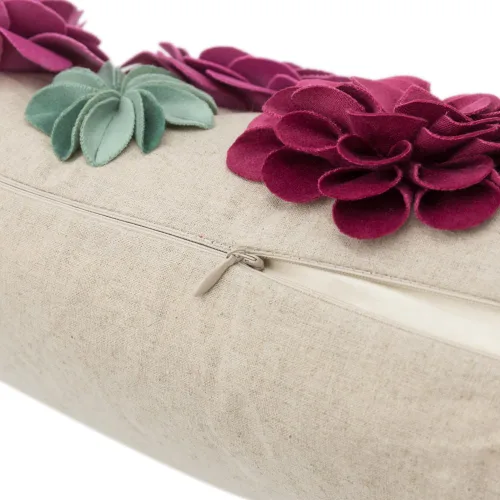 Vista 5 de King Rose - Funda de almohada para cojín de lana sólida 3D, 12.0 x 20.0 pulgadas