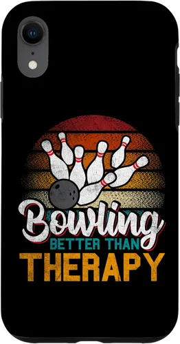 Vista 24 de iPhone 16 Bowling - Better Than Therapy Bowler Case