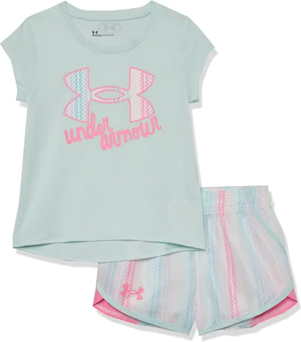 Vista 185 de Under Armour baby-girls Ua Terrazzo Leopard Heart SetShort Set