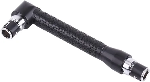 Vista 8 de Marhynchus Llave hexagonal con puntas de destornillador, en forma de L, llave hexagonal de 1/4 pulgadas, cabezal doble con varias puntas