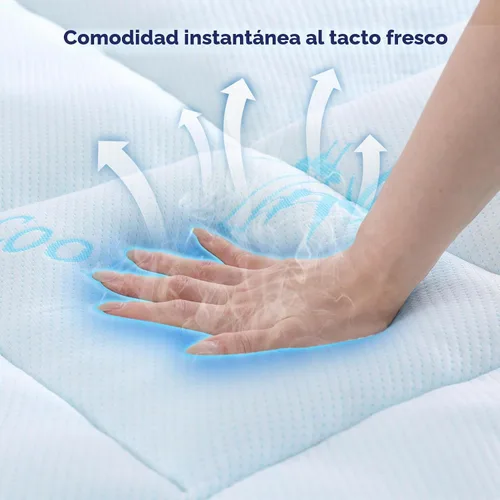 Vista 4 de DOWNCOOL Cubrecolchón tamaño individual 100% impermeable Paquete de dos fundas de microfibra