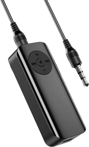 Vista 10 de LOFICOPER Receptor transmisor Bluetooth 5.3, adaptador auxiliar de 0.138 in, rango de 33 pies Hands-Free Driving, 14H Battery Life in RX, Low