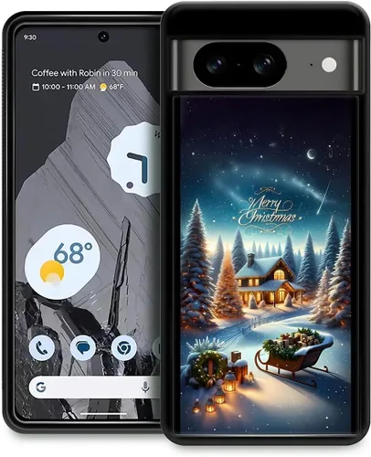 Vista 13 de Funda compatible con Google Pixel 4A 5G, Nochebuena, Google Pixel 4A 5G, delgada, suave, a prueba de golpes, TPU para mujeres y niñas, niños, funda