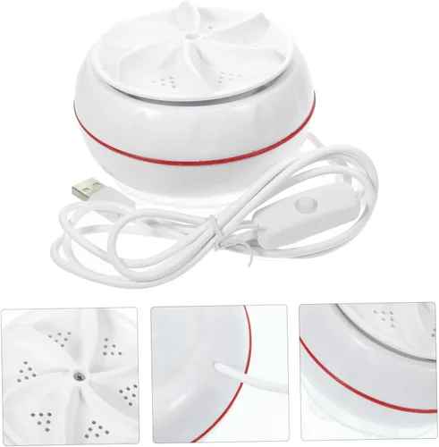 Vista 5 de jojofuny Mini lavadora de viaje de 30 W, lavadora USB portátil para dormitorio, ropa compacta, alta torsión, limpieza profunda eficiente para ropa