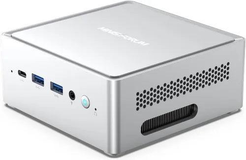 Vista 12 de MINISFORUM Mini PC M1 Plus Core i5-12600H (12C/16T, hasta 4.5 GHz) 16GB DDR5 512GB SSD Mini computadora, 2x2.5G LAN/WiFi6E/BT5.2/4xUSB HDMI/DP/USB4