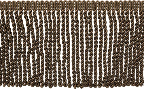 Vista 13 de DÉCOPRO 6" (15cm) Colección Básica Sólida de Ribete Tradicional de Flecos de Lingotes Satinados (Estilo# BFS6) Gris Plateado #049 (Plata Gris)
