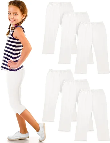 Vista 8 de Syhood - Leggings capri para niñas, 6 piezas