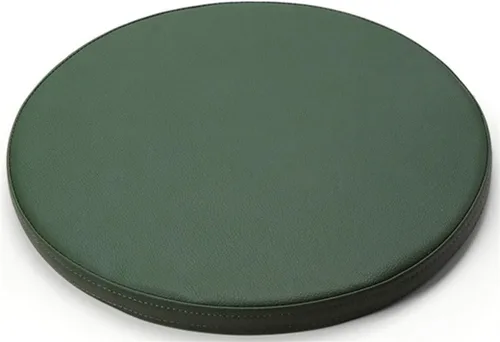 Vista 12 de Cojín redondo antideslizante de espuma viscoelástica para silla con funda Amarillo