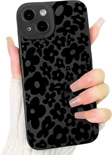 Vista 17 de Lovmooful Funda para iPhone 14 Plus, diseño de mariposa negra (mariposa) 2