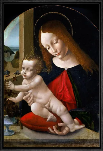 Vista 72 de wall26 Lienzo impreso para pared, diseño de Salomé y San Juan Bautista, por Solario, Historia del Renacimiento, ilustraciones de bellas artes, arte