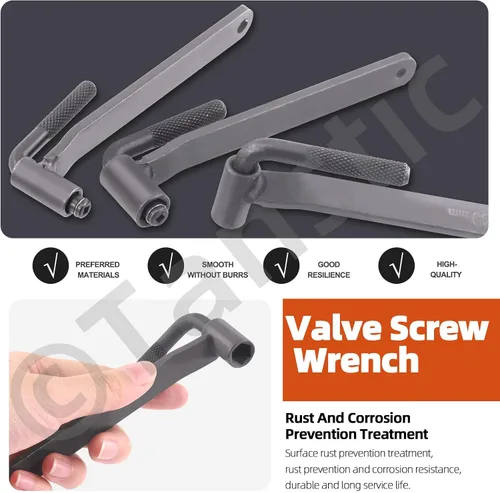 Vista 6 de Tanstic Juego de 4 piezas de herramienta de ajuste de válvula de motor de motocicleta, llave de tuerca de válvula de 8mm 9mm 10mm, llave