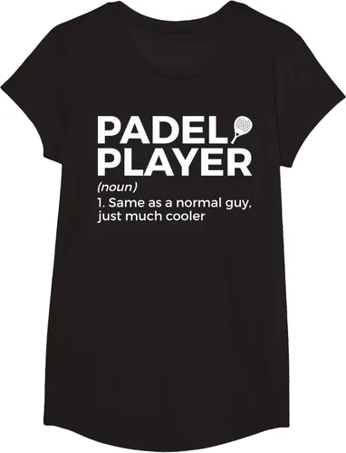 Vista 5 de Camiseta de Padel Player Definition Padel Tenis, Negro