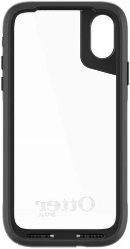 Vista 3 de OtterBox Pursuit - Carcasa para iPhone X, color negro y transparente a prueba de polvo