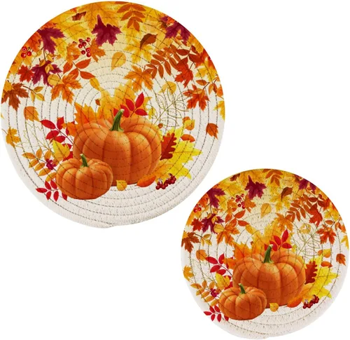 Vista 10 de Boccsty Tapete de salvamanteles de carnaval de Mardi Gras con cuentas de colores, 2 unidades de tejido redondo, para mesa de cocina, protector