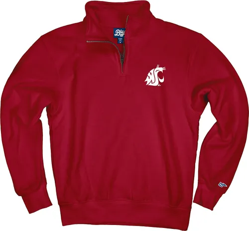 Vista 10 de Blue 84 Sudadera con cremallera de un cuarto para hombre de la NCAA
